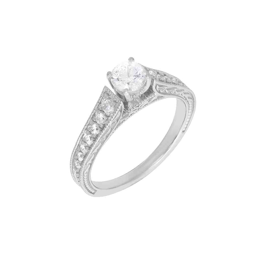 Engagement Round Diamond Ring LR11662A